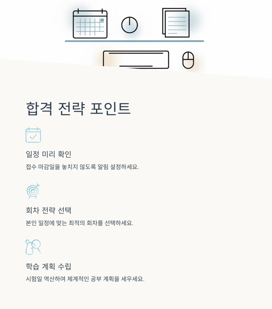 전략 포인트 및 학습 계획