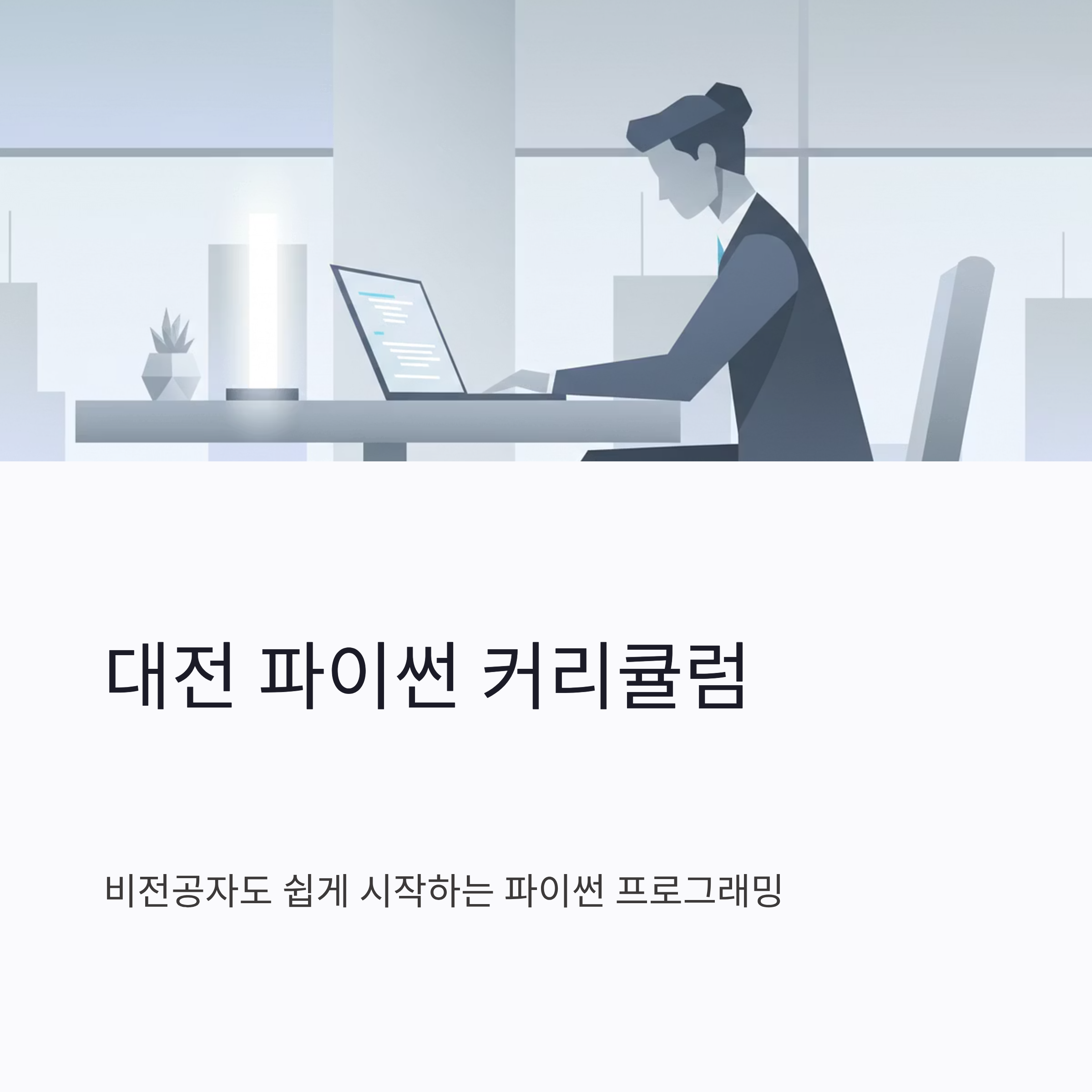 대전 파이썬 커리큘럼